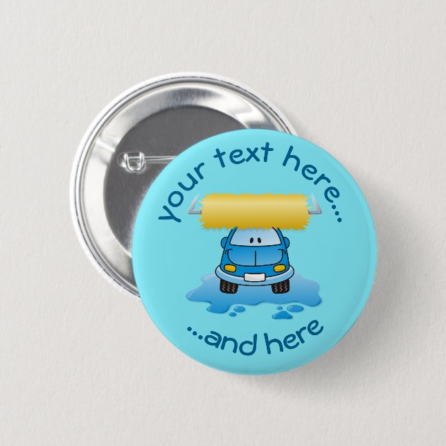 Badge Rond 5 Cm Bouton Pinback de dessin de carrelage (Devant & derrière)