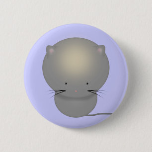 Badge Rond 5 Cm Bouton Pinback Little Grey Kitten