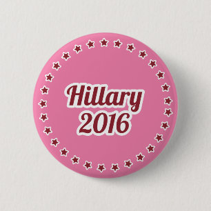 Badge Rond 5 Cm Bouton Pinback rose 2,25 pouces Hillary Clinton 20