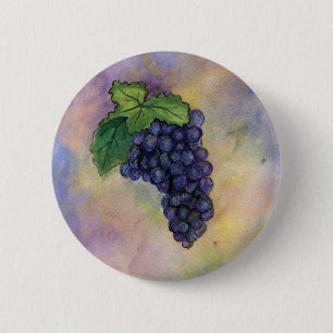Badge Rond 5 Cm Bouton Pinot Noir Vins