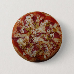 Badge Rond 5 Cm Bouton Pizza Rustica