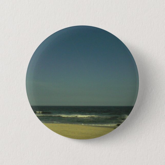 Badge Rond 5 Cm Bouton Plage (Devant)