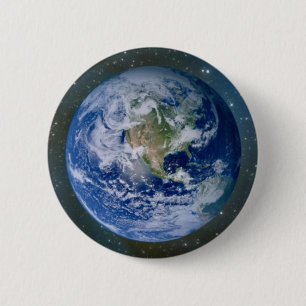Badge Rond 5 Cm Bouton PLANET EARTH