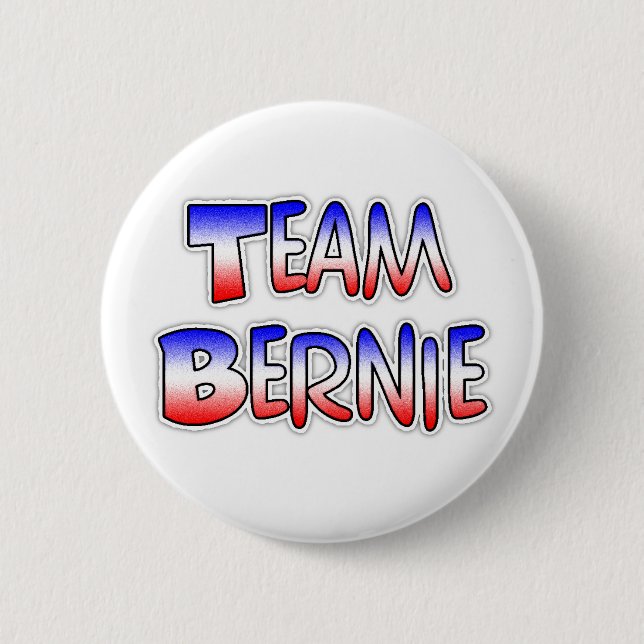 Badge Rond 5 Cm Bouton politique patriotique de l'équipe Bernie Sa (Devant)
