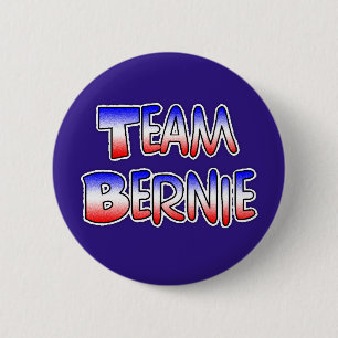 Badge Rond 5 Cm Bouton politique patriotique de l'équipe Bernie Sa
