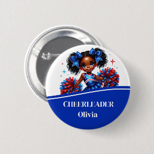 Badge Rond 5 Cm Bouton pom-pom girl