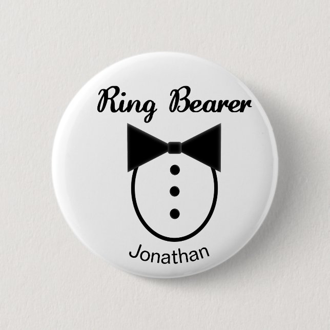 Badge Rond 5 Cm Bouton Porteur (Devant)