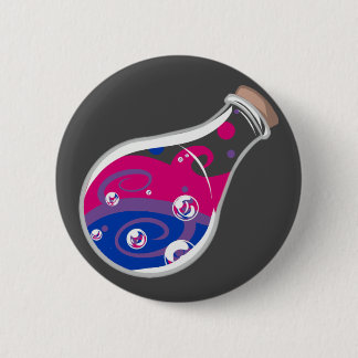 Badge Rond 5 Cm Bouton Potion Pride Bisexuel