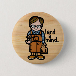 Badge Rond 5 Cm bouton pour le bavoir de travail