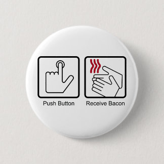 Badge Rond 5 Cm Bouton poussoir, Bacon de réception - Distributeur
