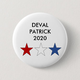 Badge Rond 5 Cm Bouton présidentiel DEVAL PATRICK 2020