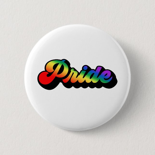 Badge Rond 5 Cm Bouton Pride (Devant)