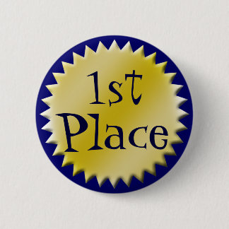 Badge Rond 5 Cm Bouton Prime de première place, personnalisable