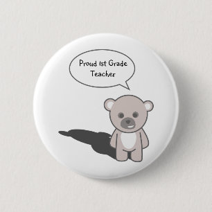 Badge Rond 5 Cm Bouton Professeur Fier (Personnaliser)