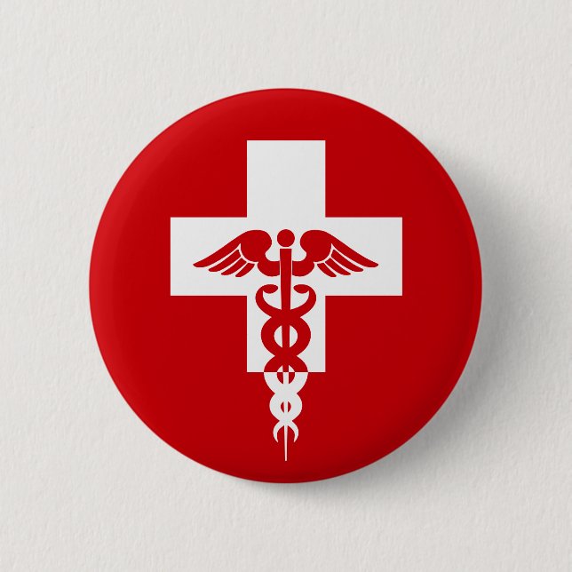 Badge Rond 5 Cm Bouton Professionnel Médicale (Devant)
