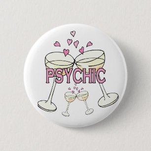 Badge Rond 5 Cm Bouton : Psychique