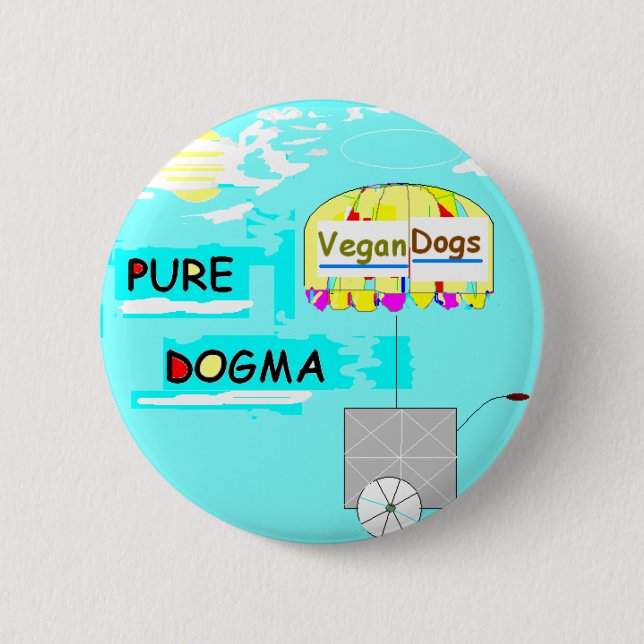 Badge Rond 5 Cm Bouton pur de dogme (Devant)