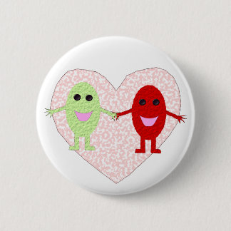 Badge Rond 5 Cm Bouton Raisins d'amour
