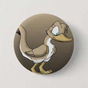 Badge Rond 5 Cm Bouton reptile femelle de canard