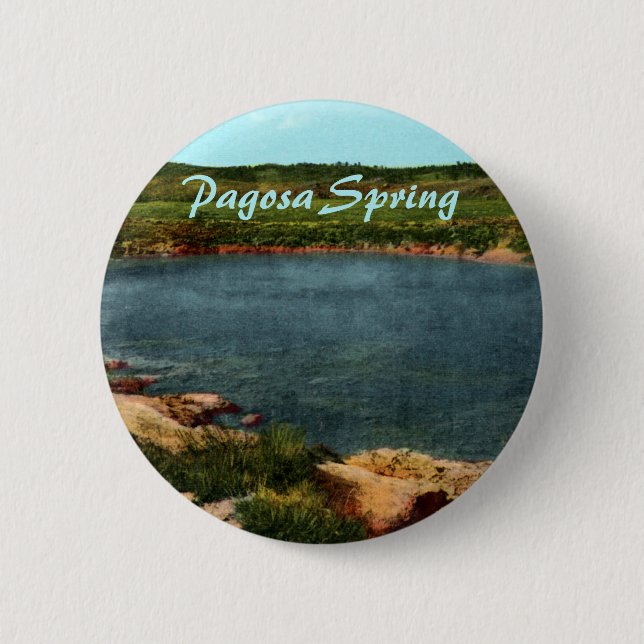 Badge Rond 5 Cm Bouton Ressort Pagosa (Devant)