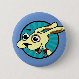 BADGE ROND 5 CM BOUTON RETOUR ROUND DU CHIEN FUNNY CUTE
