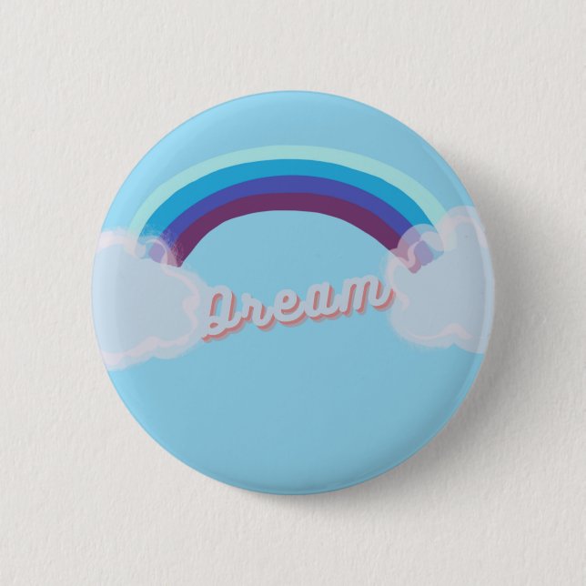Badge Rond 5 Cm Bouton Rêver (Devant)