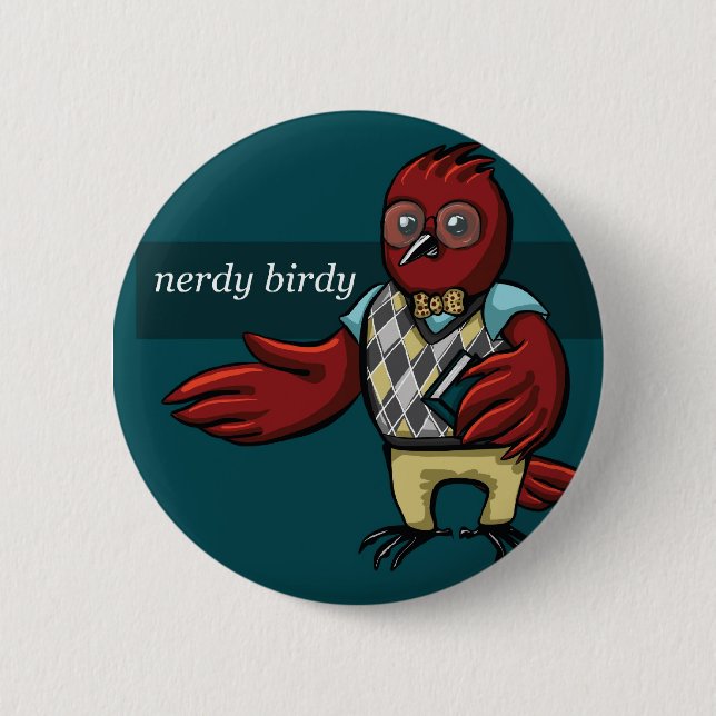 Badge Rond 5 Cm Bouton ringard de Birdy (Devant)