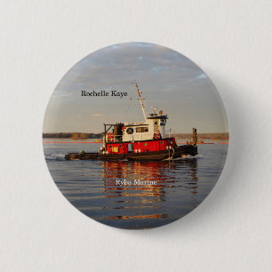 Badge Rond 5 Cm Bouton Rochelle Kaye