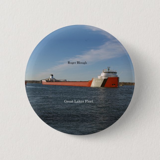 Badge Rond 5 Cm Bouton Roger Blough (Devant)