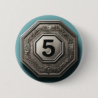 Badge Rond 5 Cm Bouton rond