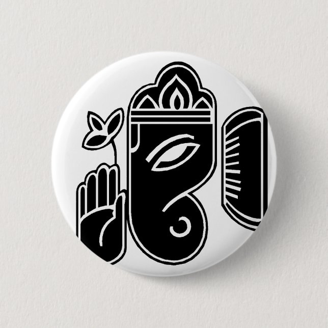 Badge Rond 5 Cm Bouton rond (Devant)