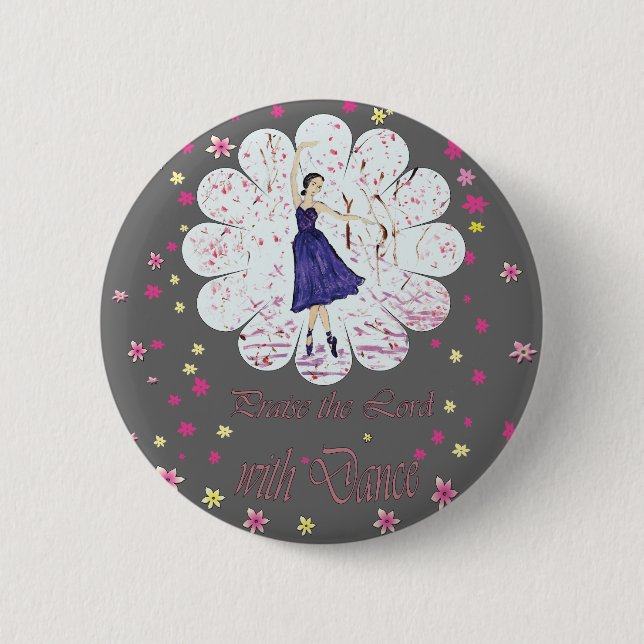 Badge Rond 5 Cm Bouton rond (Devant)