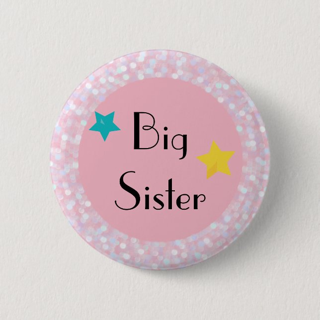 Badge Rond 5 Cm Bouton rond Big Sister (Devant)