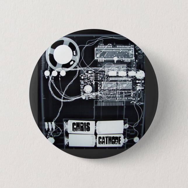 Badge Rond 5 Cm Bouton rond - customisé (Devant)