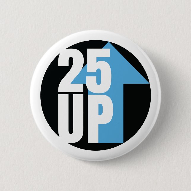 Badge Rond 5 Cm Bouton rond de CA25UP (Devant)