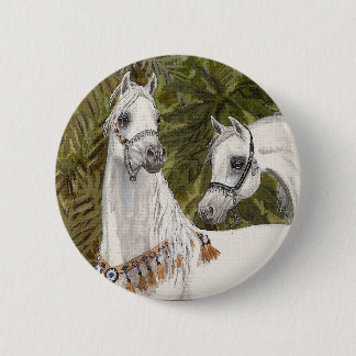 Badge Rond 5 Cm Bouton rond de cheval Arabe de palmeraie