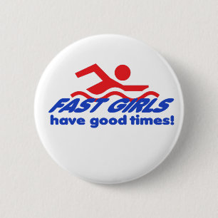 Badge Rond 5 Cm Bouton rond de filles rapides
