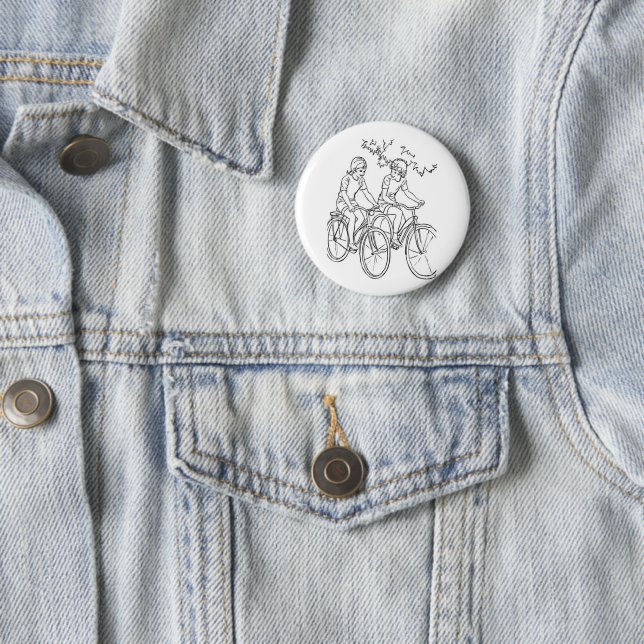 Badge Rond 5 Cm Bouton rond de forme (En situation)