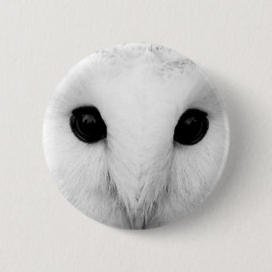 Badge Rond 5 Cm Bouton rond de hibou de Milou