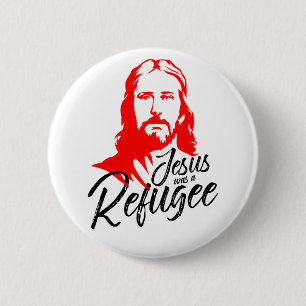 Badge Rond 5 Cm Bouton rond de Jésus