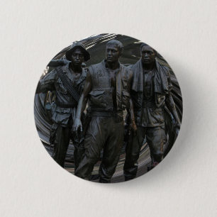 Badge Rond 5 Cm Bouton rond de mémorial de guerre de Vietnam