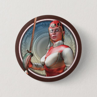 Badge Rond 5 Cm Bouton rond de pirate de l'espace de Stylin