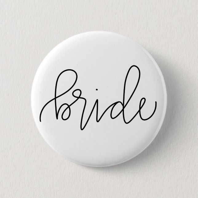Badge Rond 5 Cm Bouton rond de pouce de ¼ de la calligraphie 2 de (Devant)