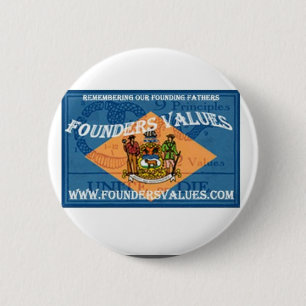 Badge Rond 5 Cm Bouton rond de valeurs de fondateurs