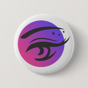 Badge Rond 5 Cm Bouton rond du logo de l'artiste