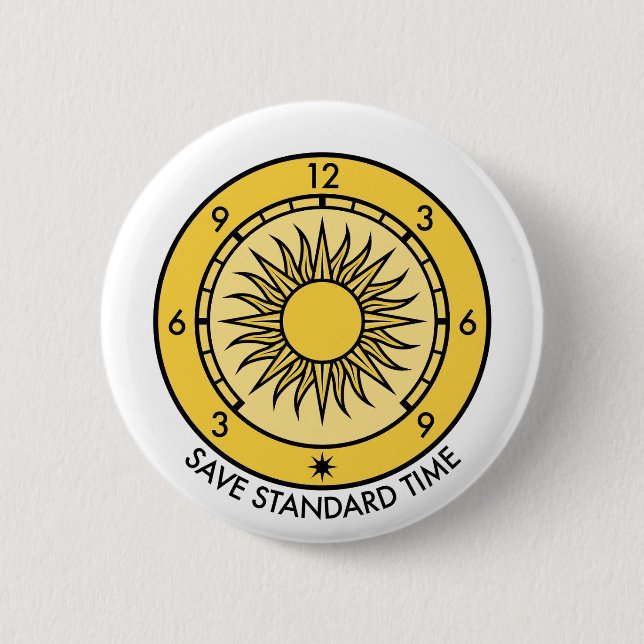 Badge Rond 5 Cm Bouton rond du logo SST avec texte extérieur (Devant)