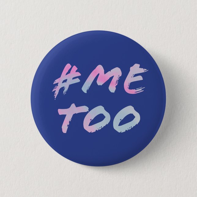 Badge Rond 5 Cm Bouton rond féministe #MeToo (Devant)