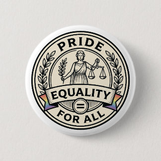 Badge Rond 5 Cm Bouton rond Fierté Égalité Pour Tous