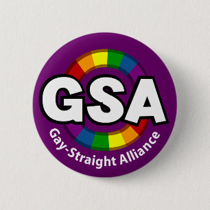 Badge Rond 5 Cm Bouton rond foncé GSA Toon