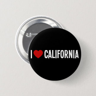 Badge Rond 5 Cm Bouton rond I Heart California